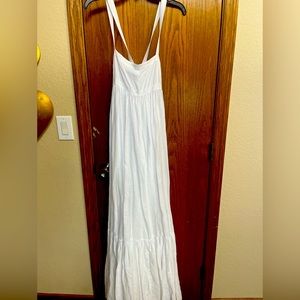 J crew white maxi dress 8